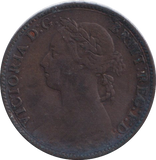 1881 FARTHING ( FINE )