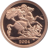 2024 GOLD HALF SOVEREIGN ( PROOF )
