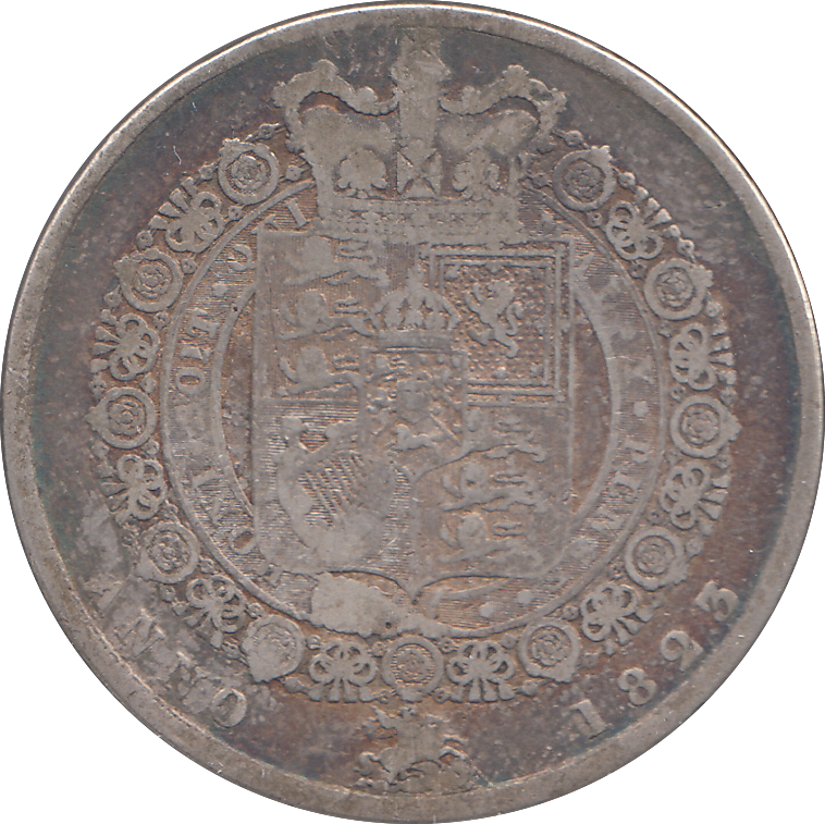 1823 HALFCROWN ( GF )
