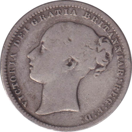 1874 SHILLING ( GF )