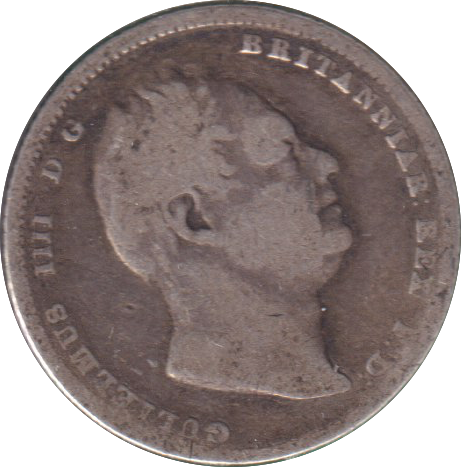 1834 SIX PENCE ( NF )