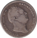 1834 SIX PENCE ( NF )