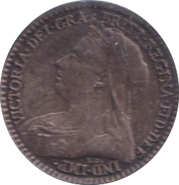 1896 MAUNDY ONE PENNY ( AUNC )