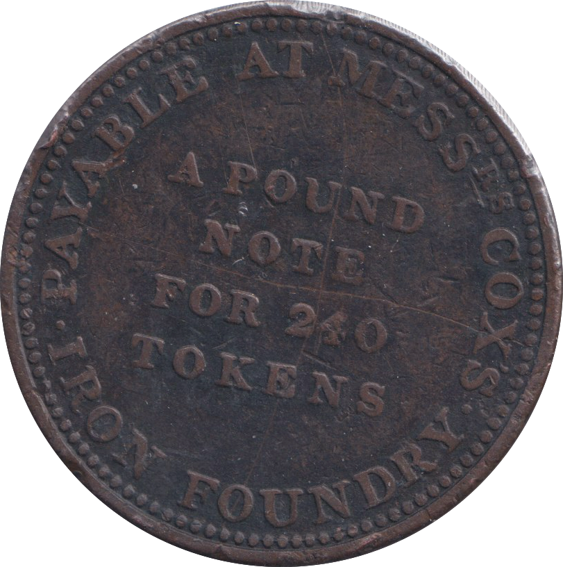 1811 TAUNTON PENNY TOKEN