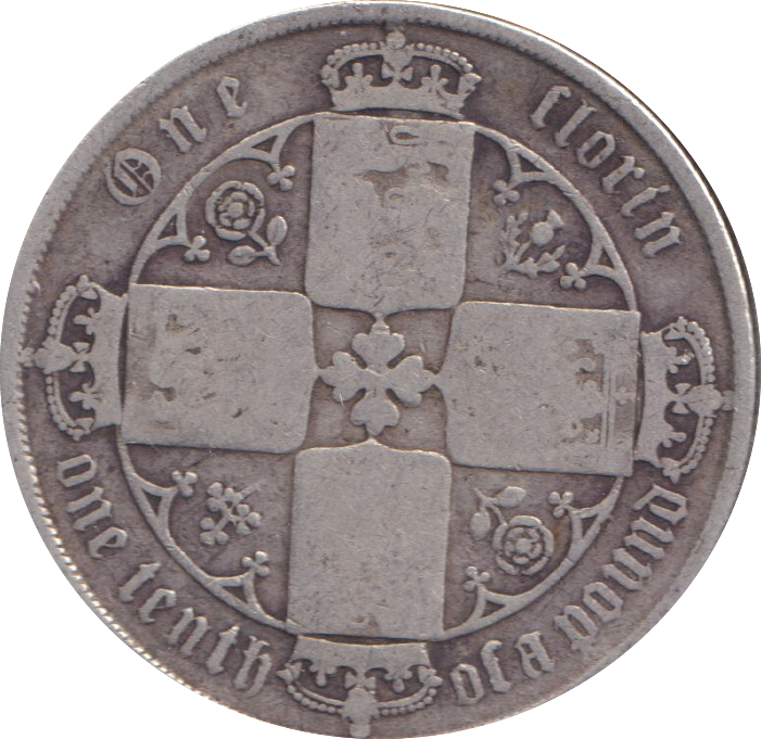 1872 FLORIN ( NF )