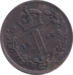 1896 MAUNDY ONE PENNY ( AUNC )