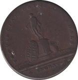 1791 FARTHING TOKEN BIRMINGHAM DIE SINKER COIN MAKER