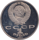 1987 1 RUBLE KONSTANTIN TSIOLKOVSKY RUSSIA