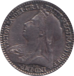 1897 MAUNDY ONE PENNY ( AUNC )