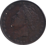 1827 FARTHING ( GF )