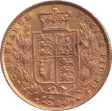 1852 GOLD SOVEREIGN ( EF )