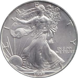 1997 SILVER DOLLAR USA