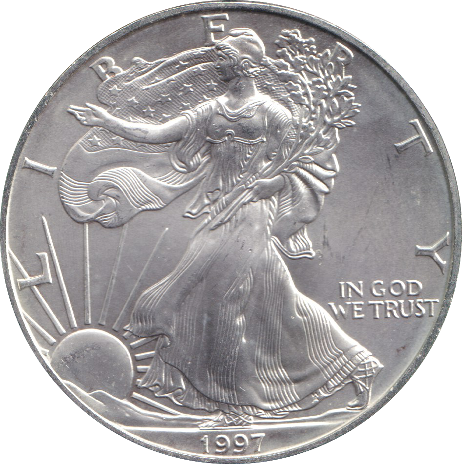 1997 SILVER DOLLAR USA