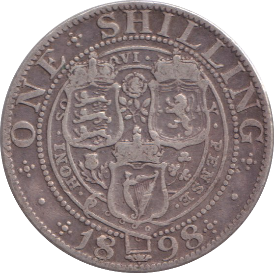 1898 SHILLING ( GF )