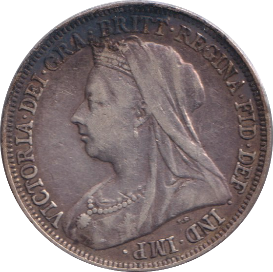 1898 SHILLING ( VF )