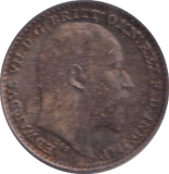 1902 MAUNDY ONE PENNY ( AUNC )
