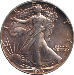 1988 SILVER DOLLAR USA