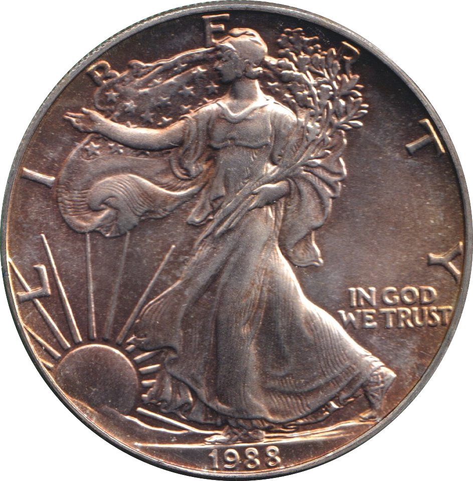 1988 SILVER DOLLAR USA