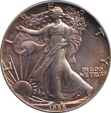 1988 SILVER DOLLAR USA