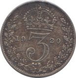 1920 THREEPENCE ( FINE )