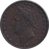 1830 FARTHING ( GF )