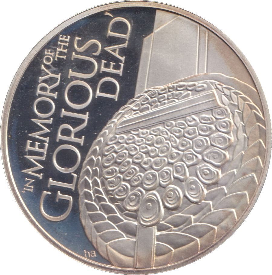 2013 SILVER PROOF 2 DOLLARS PITCAIRN ISLANDS MEMORY OF THE GLORIOUS DEAD