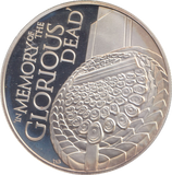 2013 SILVER PROOF 2 DOLLARS PITCAIRN ISLANDS MEMORY OF THE GLORIOUS DEAD