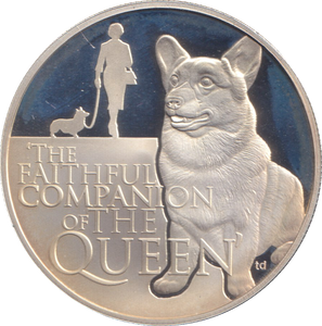 2013 SILVER PROOF FIVE POUNDS ALDERNEY COMPANION OF THE QUEEN