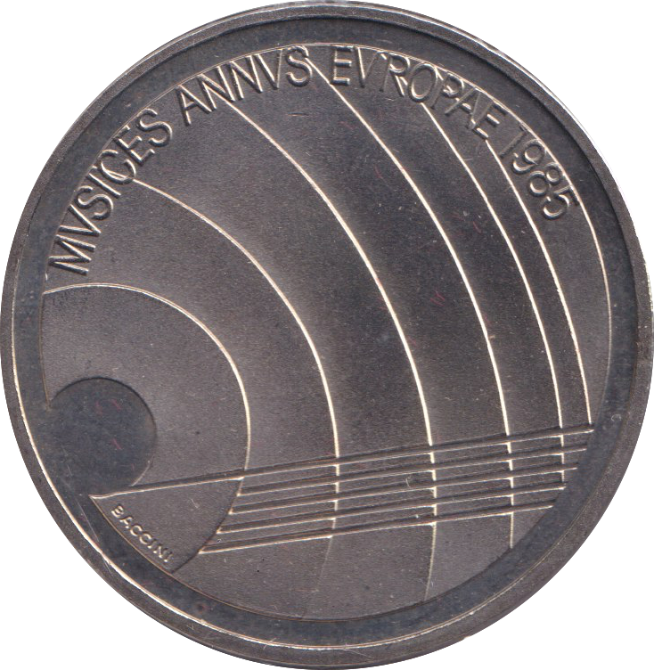 1985 FIVE FRANC SWITZERLAND