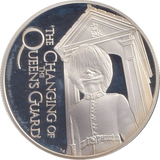 2013 SILVER PROOF FIVE DOLLARS BERMUDA CHANGING OF THE QUEENS GUARD