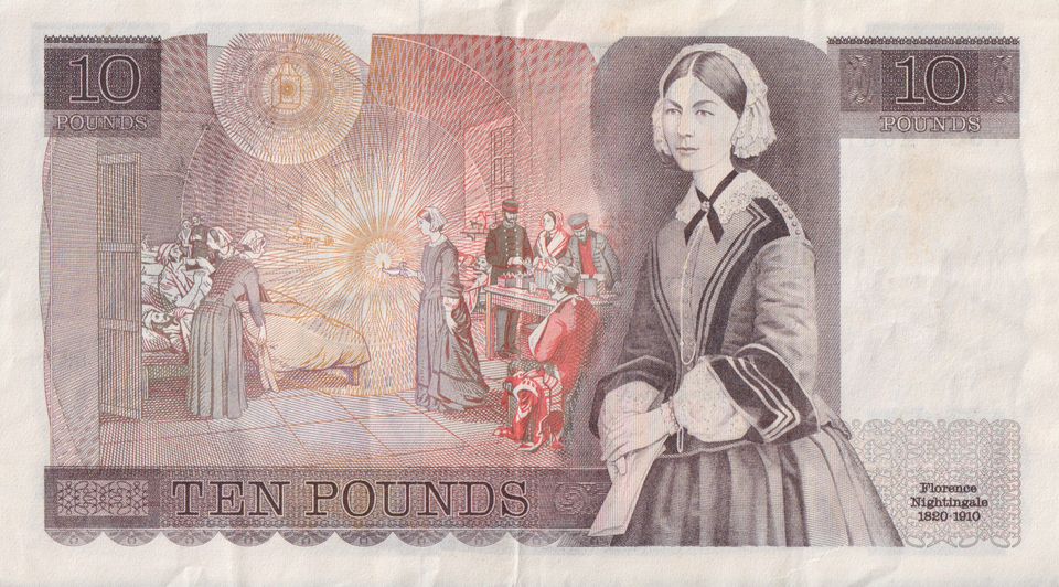 TEN POUNDS BANKNOTE SOMERSET REF £10-36 ( VF )