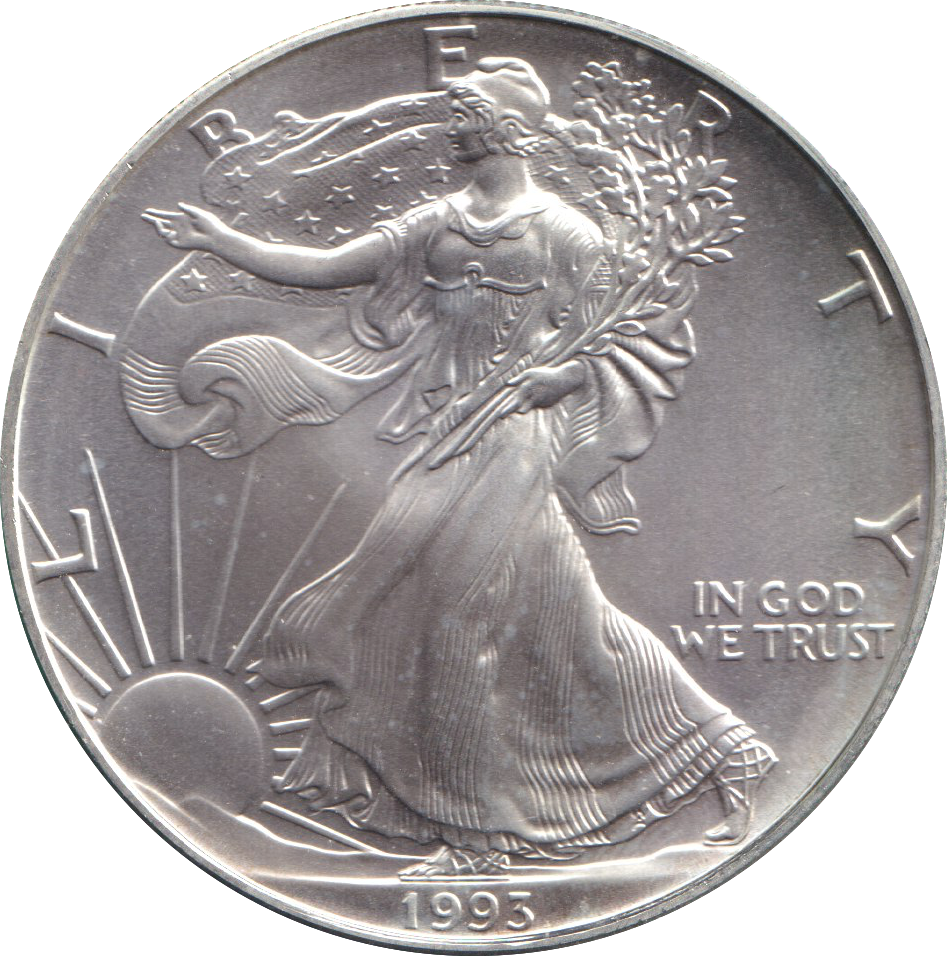 1993 SILVER DOLLAR USA