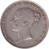 1864 SIXPENCE ( VF )