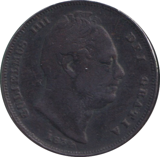 1834 FARTHING ( GF )