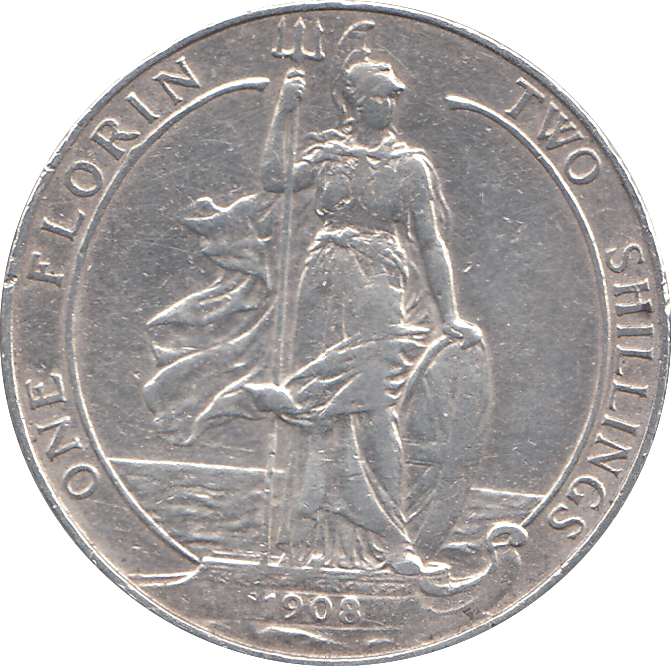 1908 FLORIN ( VF )