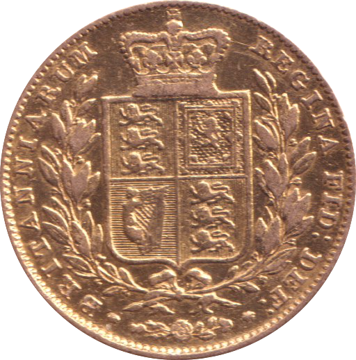 1838 GOLD SOVEREIGN ( GF )