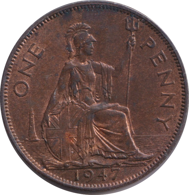 1947 PENNY ( UNC )