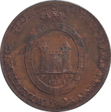 1794 HALFPENNY TOKEN SUFFOLK