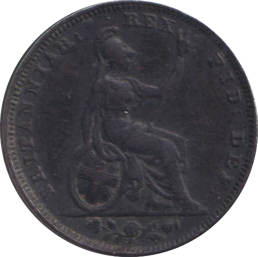 1834 FARTHING ( GF )