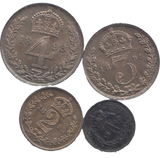 1898 MAUNDY SET