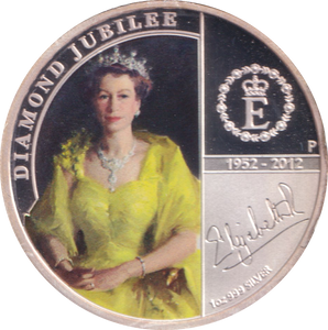 2012 SILVER PROOF 1 DOLLAR AUSTRALIA DIAMOND JUBILEE