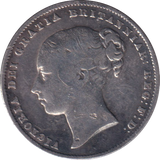 1861 SHILLING ( VF )