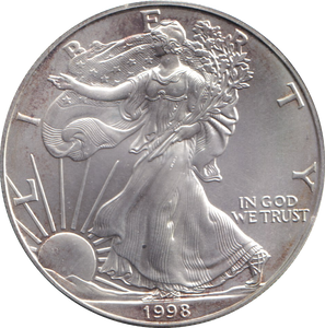 1998 SILVER DOLLAR USA
