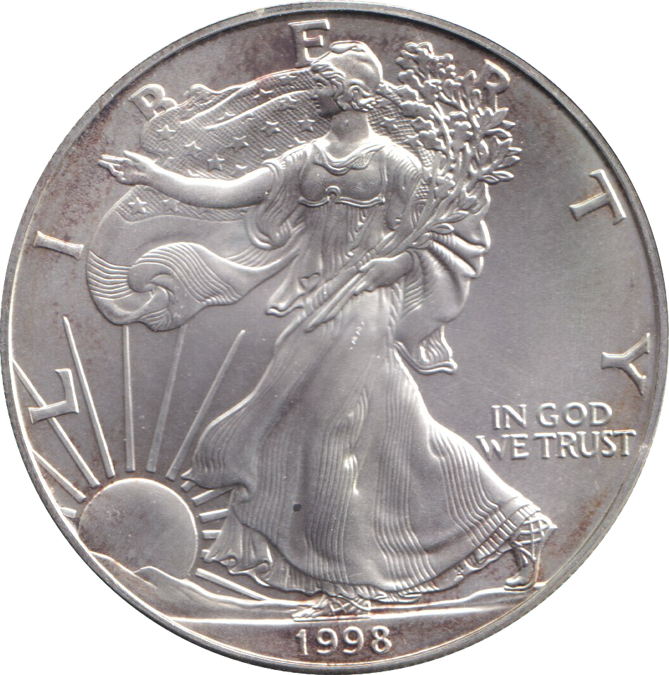 1998 SILVER DOLLAR USA