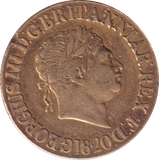 1820 GOLD SOVEREIGN ( GVF )