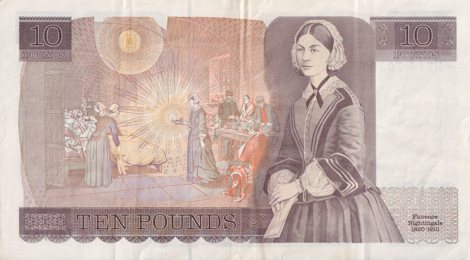 TEN POUNDS BANKNOTE GILL REF £10-37 ( VF )