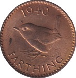 1940 FARTHING (AUNC) 3