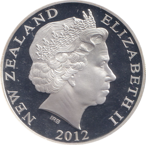 2012 SILVER PROOF 1 DOLLAR NEW ZEALAND DIAMOND JUBILEE