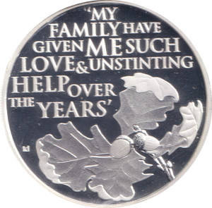 2013 SILVER PROOF 1 DOLLAR TUVALU FAMILY