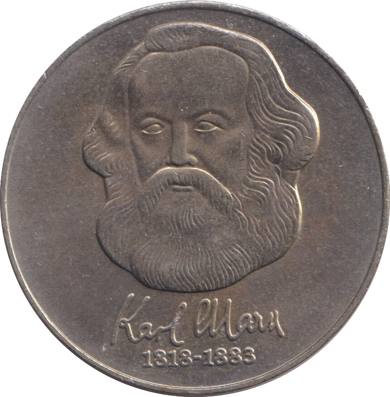 1983 20 MARK KARL MARX GERMAN DEMOCRATIC REPUBLIC